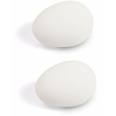 CYCLINGCOLORS 2x œuf De Poule Factice En Argile Identique Et Taille Réelle Poulailler Ponte Faux œufs 1 CYCLINGCOLORS 2x œuf De Poule Factice En Argile Identique Et Taille Réelle Poulailler Ponte Faux œufs