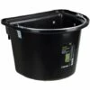 KERBL Seau Mangeoire Avec Crochet De Suspension Et Anse De Transport Noir 12L