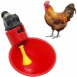 DENUOTOP Abreuvoirs Lot De 3 Abreuvoirs Automatiques Pour Poussins, Cailles, Canards Et Autres Volailles -Poulailler et élevage de la basse-cour Soldes 2022 60007826 4