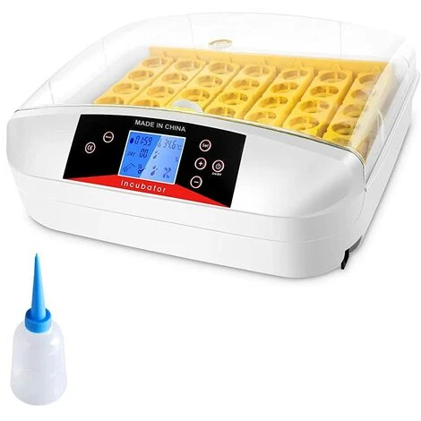 BAMNY Incubateur Entièrement Automatique 55 œufs Couveuse Numérique Avec Rotation Automatique Des œufs Et Contrôle De La Température Et De L'humidité Pour Poules, Canards, Cailles, Oies, œufs à Poulet 1 BAMNY Incubateur Entièrement Automatique 55 œufs Couveuse Numérique Avec Rotation Automatique Des œufs Et Contrôle De La Température Et De L'humidité Pour Poules, Canards, Cailles, Oies, œufs à Poulet