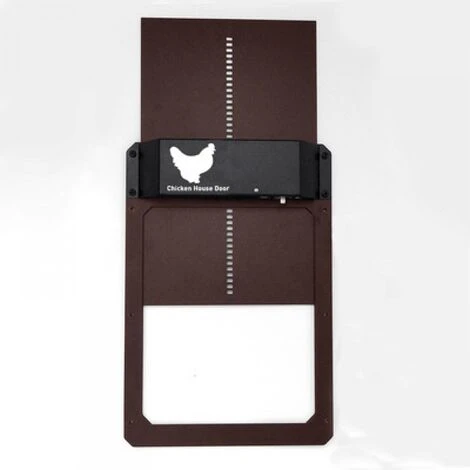 Yoouyida Porte De Poulailler Automatique, Avec Capteur De Lumière & Contrôle De La Minuterie Pour Un Elevage De Poulets Sécurisé(brun) 4 Yoouyida Porte De Poulailler Automatique, Avec Capteur De Lumière & Contrôle De La Minuterie Pour Un Elevage De Poulets Sécurisé(brun) – Image 4