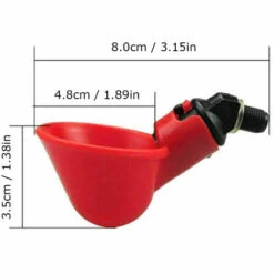 LIFCAUSAL Abreuvoir Automatique De Machine De Tasse D'eau De Poulet En Plastique De Tasses à Boire D'eau De Volaille Pour La Caille De Poule -Poulailler et élevage de la basse-cour Soldes 2022 61022951 3