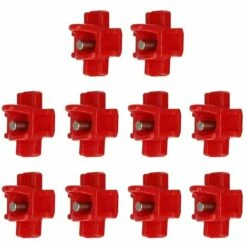LIFCAUSAL 10 Mamelons D'eau De Poulet D'eau De Volaille Automatique à Montage Latéral Horizontal Pour Poulet Caille Ou Canard