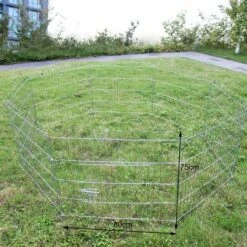 WILTEC Parc Pour Chiens Enclos Pour Chiots 8 Pièces 80x75 Cm Par élément Cage Pour Animaux Domestiques -Poulailler et élevage de la basse-cour Soldes 2022 6273253 3