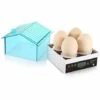 BENOBBY KIDS Incubateur 4 D'Oeufs Mini Incubateur Automatique Numérique D'Incubateur D'Oeufs Incubateur Oeufs Automatique Couveuse 4 Oeufs D'Incubation Éclosoir De Volaille Domestique Pour Poulets