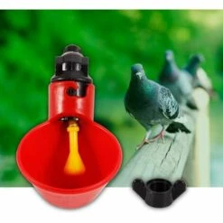CARILLONSàVENT 5 Pcs En Abreuvoir Poules, Tasses Automatiques Automatique Chicken Acier Inoxydable Eau Côté Horizontal Mamelons Poulet Volaille Lapin Buveur Abreuvoir Nipple (Bol à Eau à Vis Fixe) Carivent -Poulailler et élevage de la basse-cour Soldes 2022 64141695 3