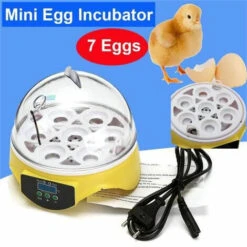 Mini Incubateur D'Oeufs Jaune 1pcs FUIENKO -Poulailler et élevage de la basse-cour Soldes 2022 64473014 3