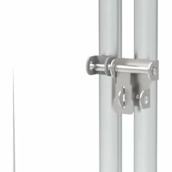 HOBAG Enclos Poulailler 12 M² Parc Grillagé 4x3 M Acier Galvanisé - Naturel -Poulailler et élevage de la basse-cour Soldes 2022 66167631 5