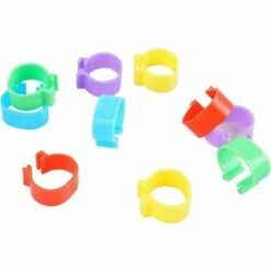 MONLY 300 Anneaux De Pied De Volaille, Petits Anneaux De Serrage De Volaille, Bandes De Volaille Pour Marquer Les Oiseaux, Perroquets, Pigeons, Cailles, Poussins (Jaune/bleu/blanc/violet/rouge/vert)，Fonepro -Poulailler et élevage de la basse-cour Soldes 2022 67668130 3