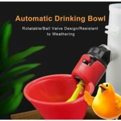 ZHUOXUAN Abreuvoir De Volaille 5 Pièces, Abreuvoir De Poulet, Abreuvoir De Poulet Automatique -Poulailler et élevage de la basse-cour Soldes 2022 68274935 4