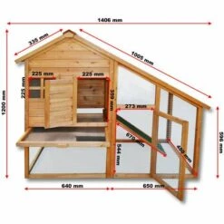 WILTEC Cabane à Petits Rongeurs Clapier Poulailler Abri Petits Animaux Enclos Espace Libre 2 Niveaux 7 WILTEC Cabane à Petits Rongeurs Clapier Poulailler Abri Petits Animaux Enclos Espace Libre 2 Niveaux -Poulailler et élevage de la basse-cour Soldes 2022 808881 4