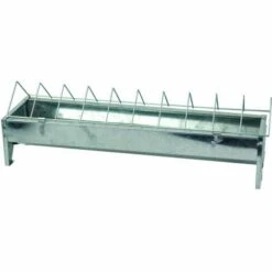 FLAMINGO Mangeoire Galvanisée Pour Poules 50 Cm